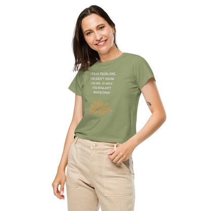 Women’s high-waisted t-shirt (Click for Color options)