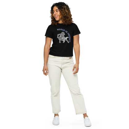 Women’s high-waisted t-shirt (click for colors)