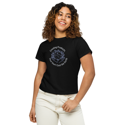 Women’s high-waisted t-shirt (click for colors)