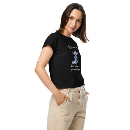 Women’s high-waisted t-shirt (Click for color options)