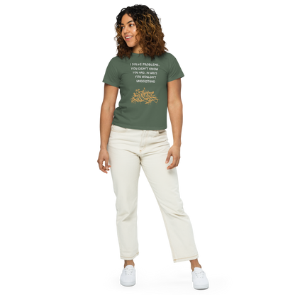 Women’s high-waisted t-shirt (Click for Color options)