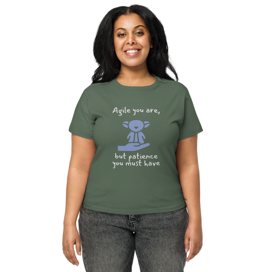 Women’s high-waisted t-shirt (Click for color options)