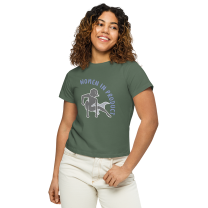 Women’s high-waisted t-shirt (click for colors)