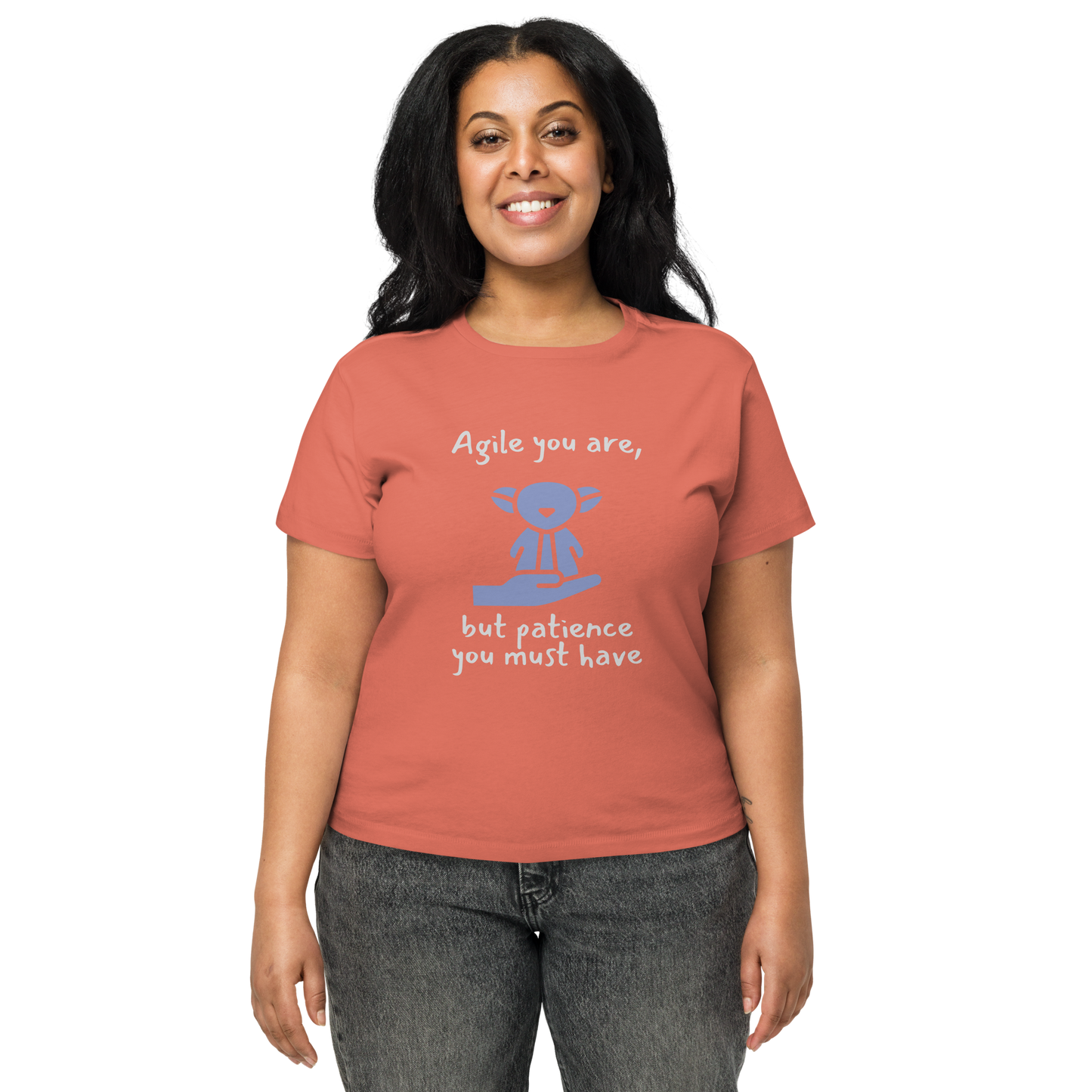 Women’s high-waisted t-shirt (Click for color options)