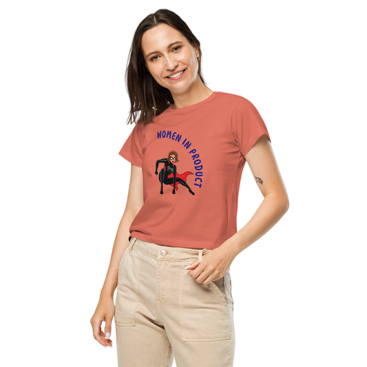 Women’s high-waisted t-shirt (click for colors)