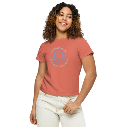 Women’s high-waisted t-shirt (click for colors)