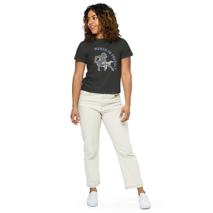 Women’s high-waisted t-shirt (click for colors)